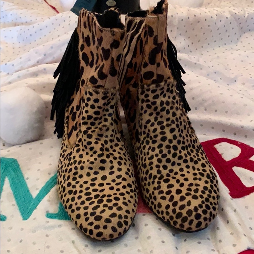 Falchi by Falchi Madison wedge booties sz 7.5